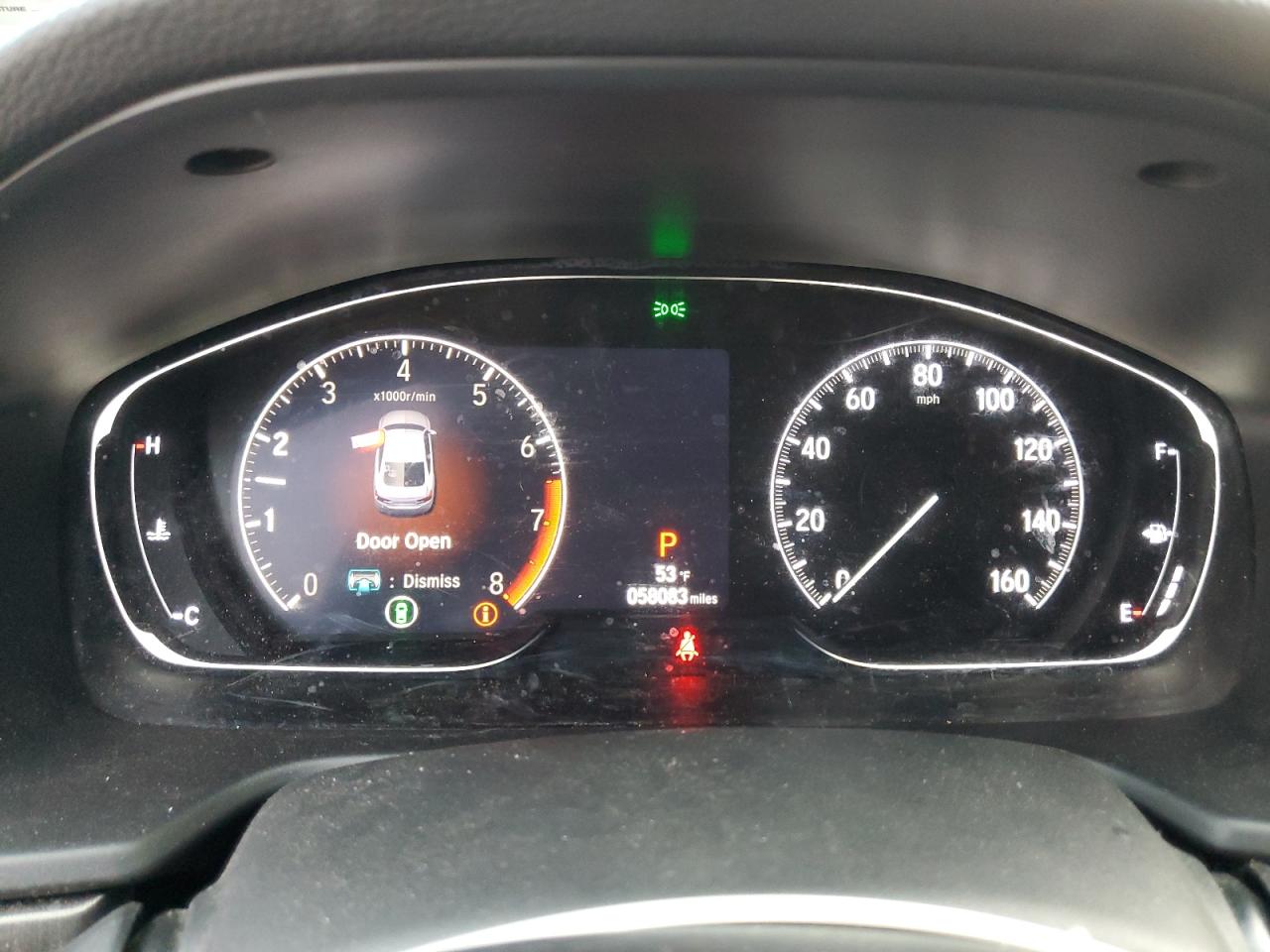 2019 Honda Accord VIN 1HGCV1F10KA040551 Copart auction photo, rear end / side damage thumbnail 9