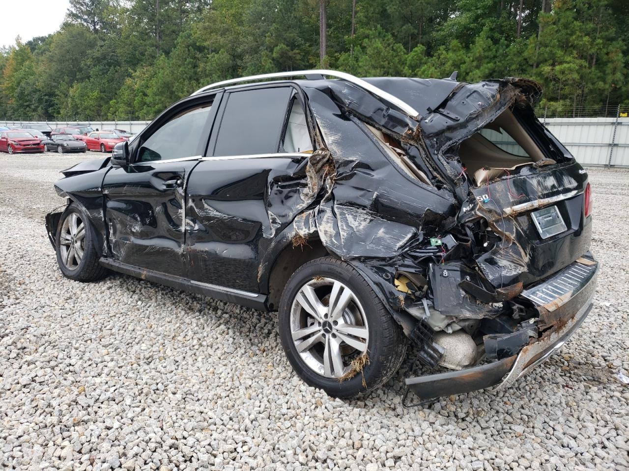 2013 Mercedes-Benz M-klasse VIN 4JGDA5HB3DA192236 Copart auction photo, all over damage thumbnail 2