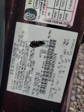 2011 Ford Fusion VIN 3FAHP0HA6BR265574 Copart auction photo, rear end damage thumbnail 12