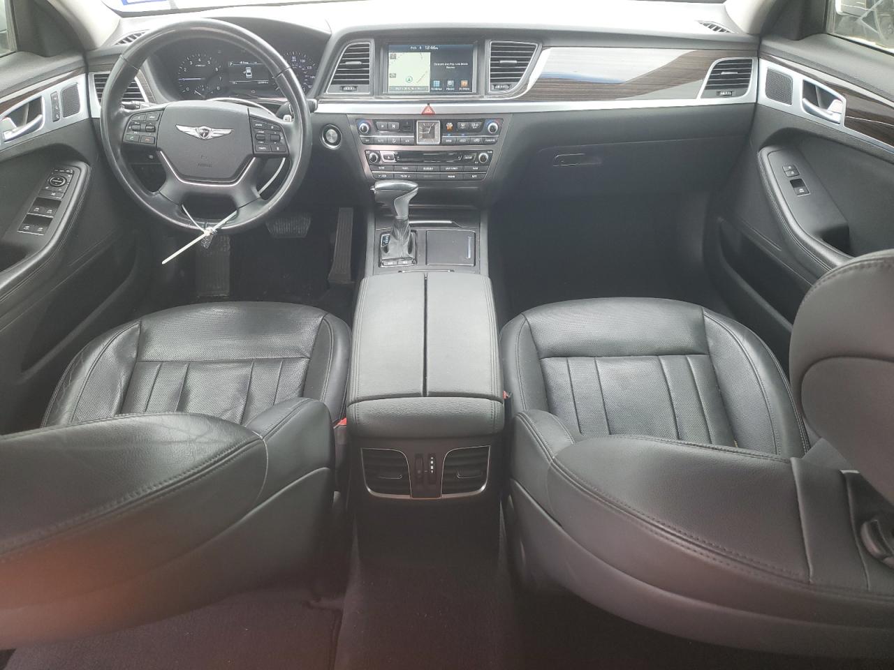 2018 Genesis G80 VIN KMHGN4JE0JU257909 Copart auction photo, all over damage thumbnail 8
