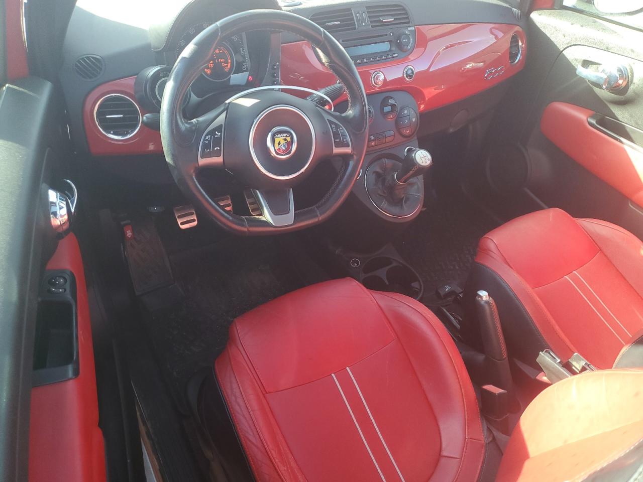 2012 Fiat 500 VIN 3C3CFFFH6CT380744 Copart auction photo, rear end damage thumbnail 8