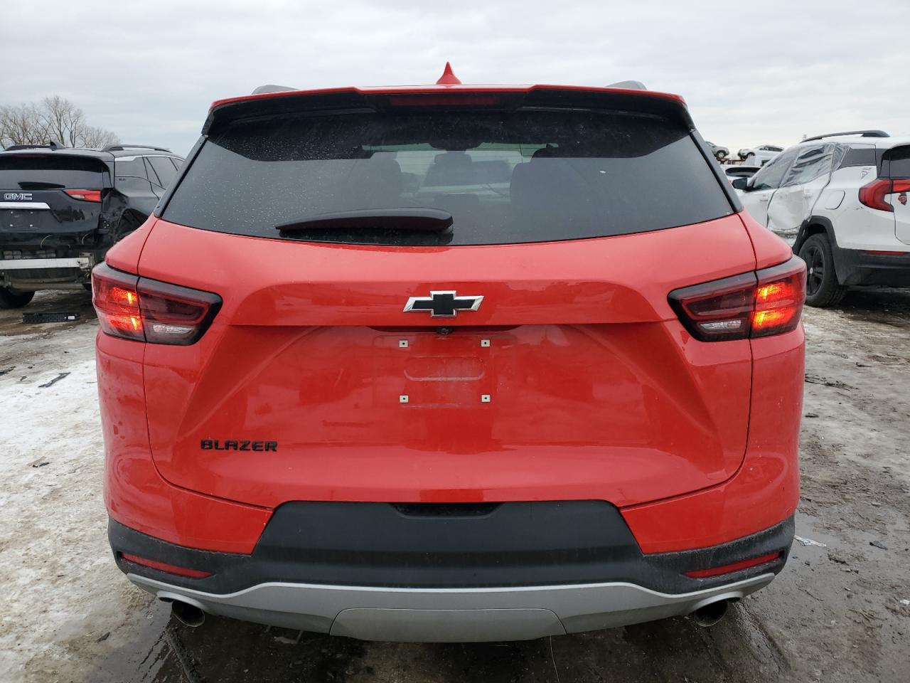 2023 Chevrolet Blazer VIN 3GNKBCR43PS218065 Copart auction photo, front end / side damage thumbnail 6
