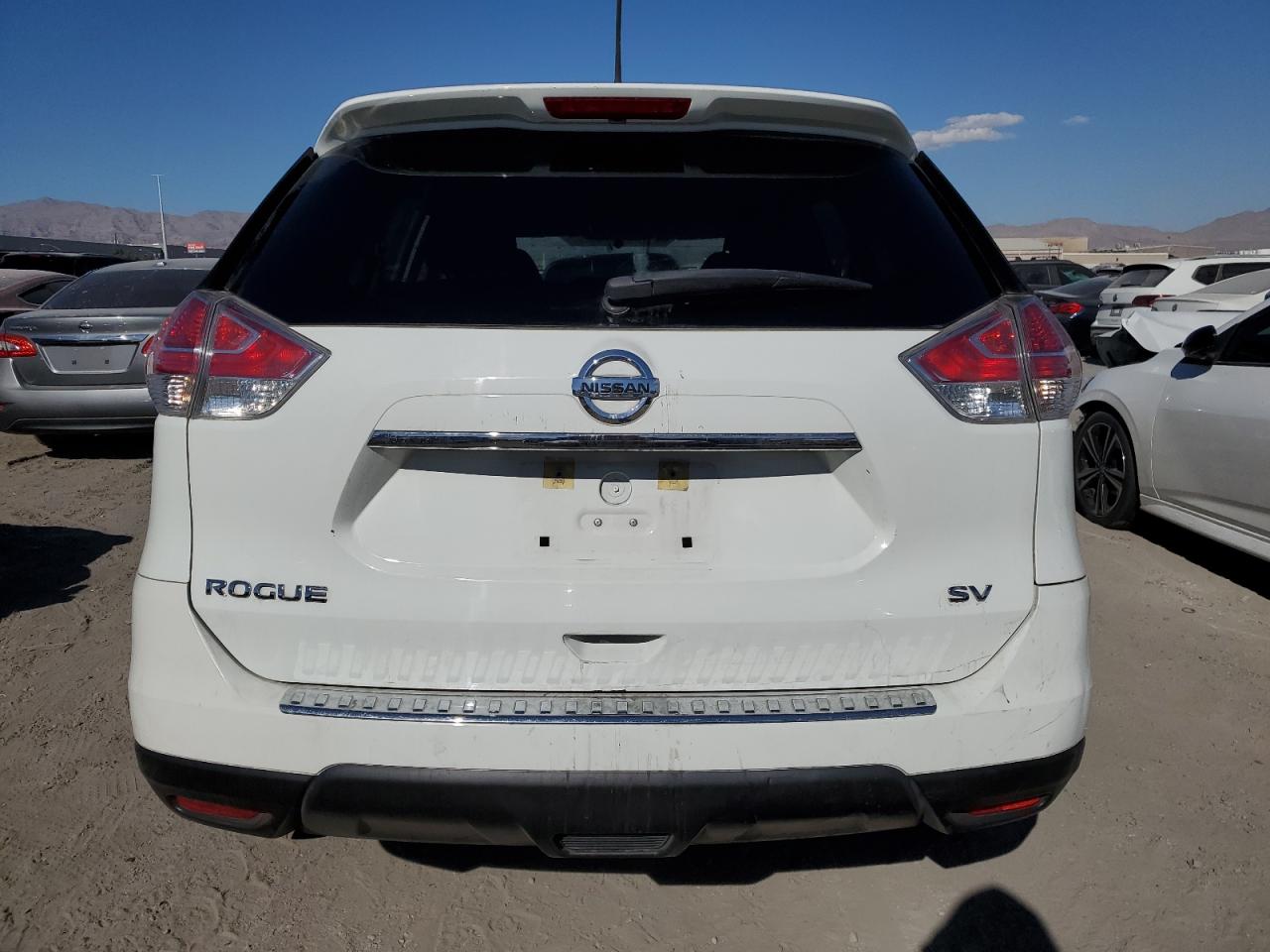 2015 Nissan Rogue VIN KNMAT2MT7FP571979 Copart auction photo, vandalism damage thumbnail 6