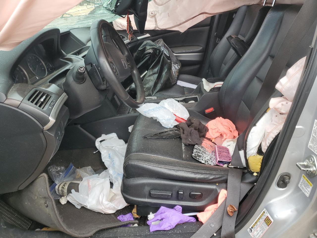 2013 Honda Crosstour VIN 5J6TF1H58DL000022 Copart auction photo, rollover damage thumbnail 7