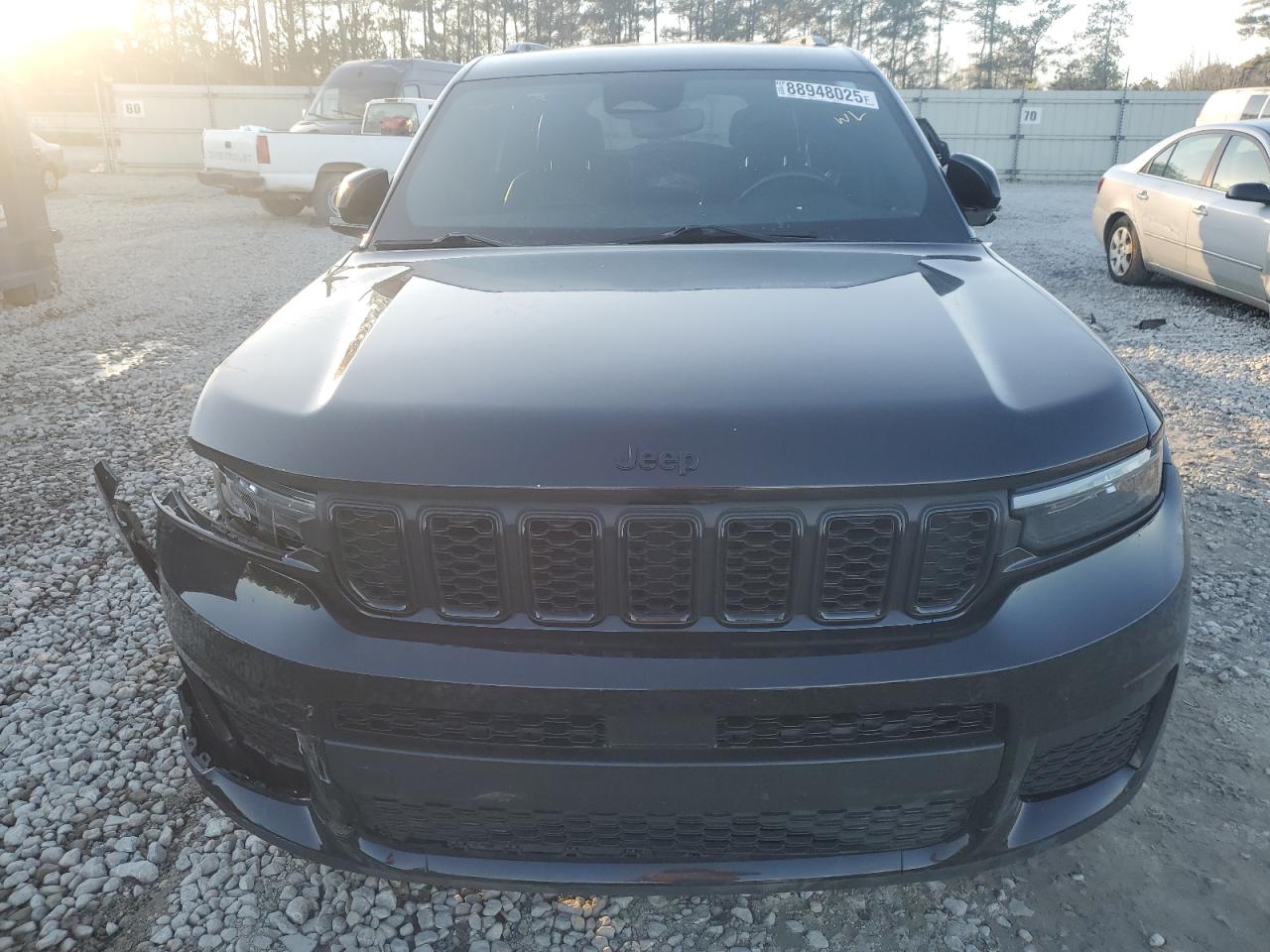 2021 Jeep Grand Cherokee VIN 1C4RJJAG9M8160522 Copart auction photo, front end / side damage thumbnail 5