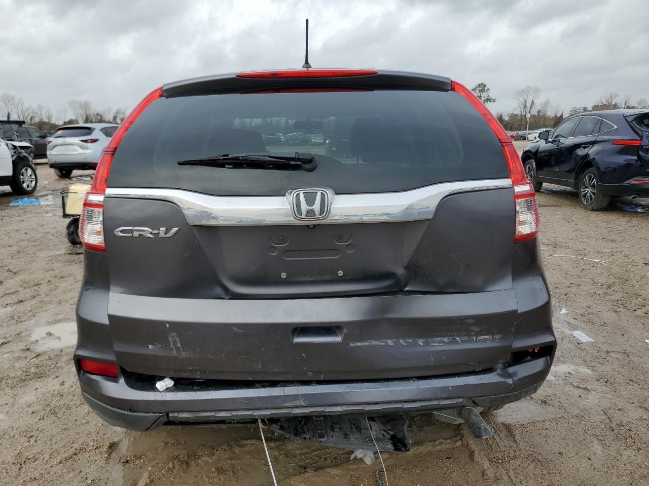 2015 Honda CR-V VIN 3CZRM3H59FG703091 Copart auction photo, rear end / front end damage thumbnail 6