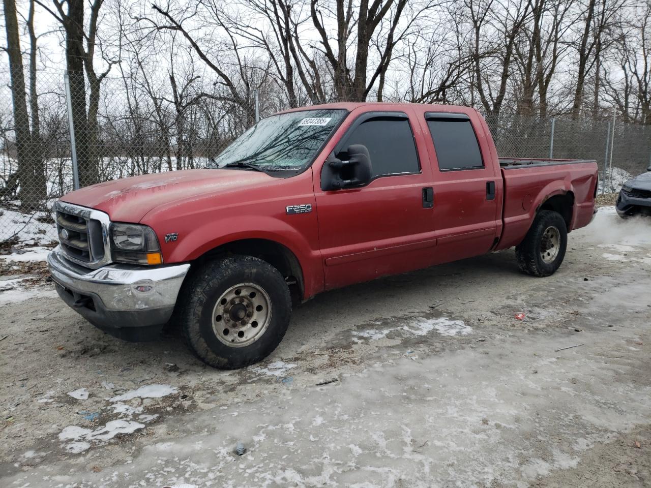 2002 Ford F250 VIN 1FTNW20S92EC71985
