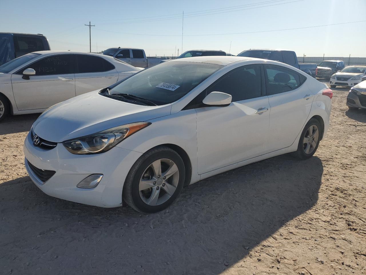 2013 Hyundai Elantra VIN 5NPDH4AE3DH449127