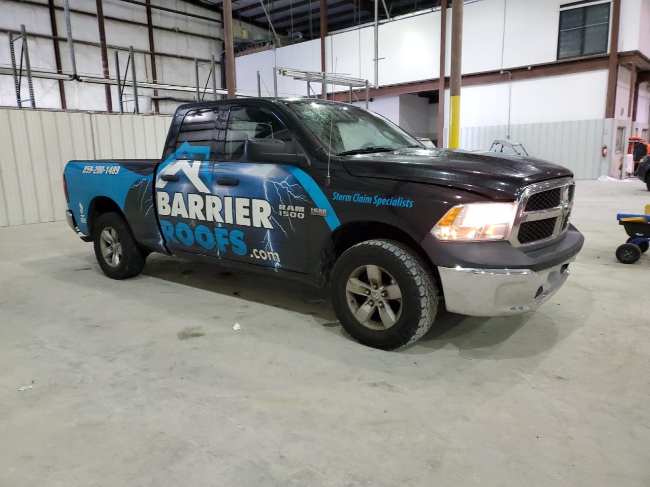 2018 RAM 1500 VIN 1C6RR7FTXJS321578 Copart auction photo, rear end damage thumbnail 4