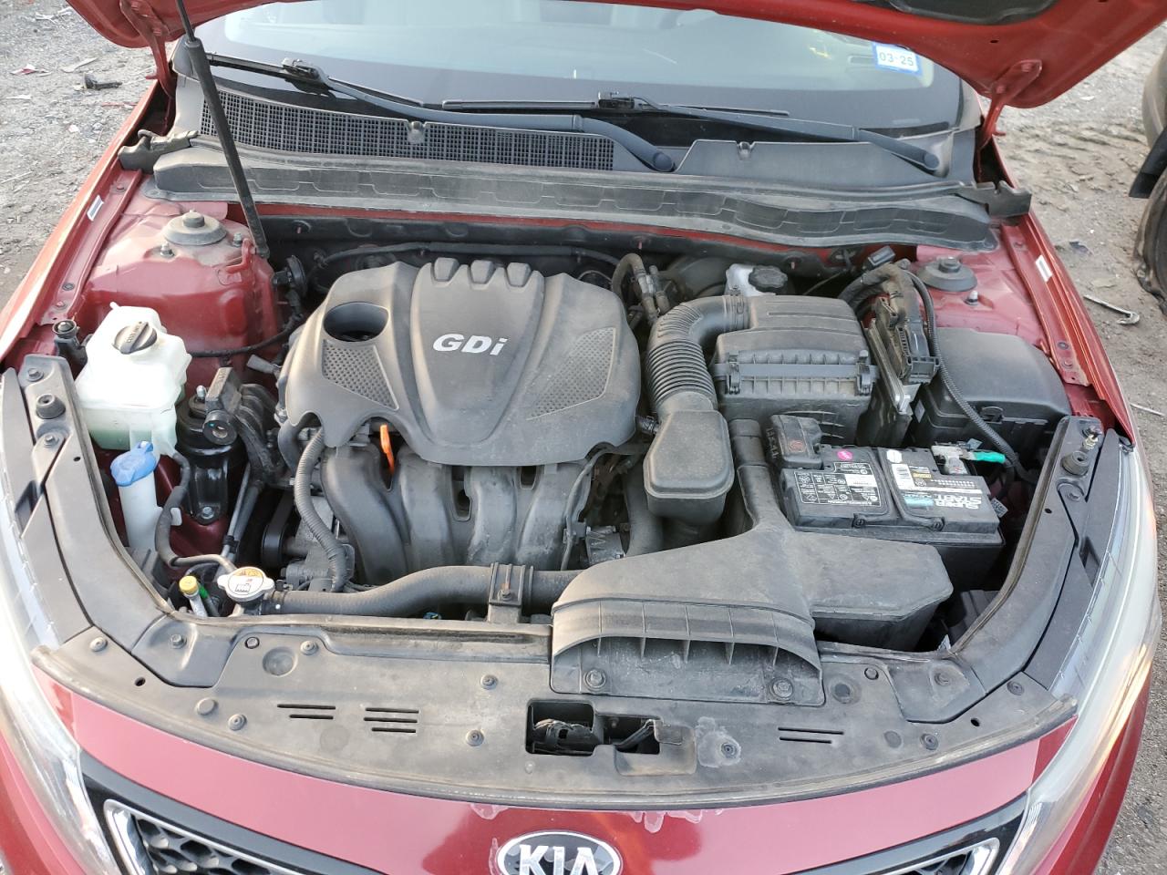 2014 KIA Optima VIN 5XXGN4A73EG312029 Copart auction photo, rear end damage thumbnail 11