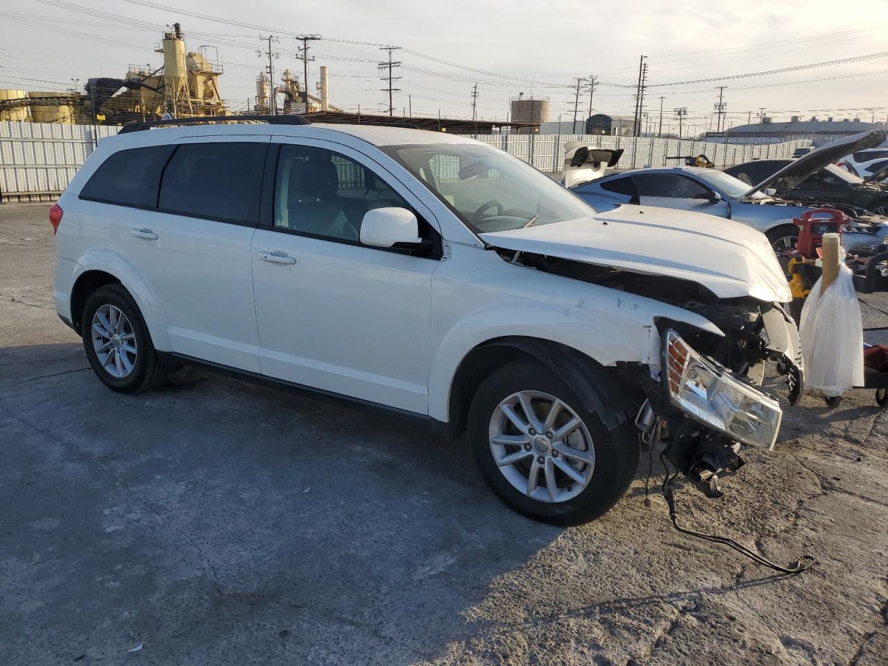 2015 Dodge Journey VIN 3C4PDCBB6FT575900 Copart auction photo, front end damage thumbnail 4