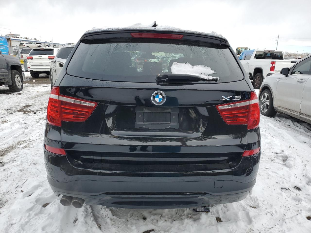 2017 BMW X3 VIN 5UXWX9C51H0T00318 Copart auction photo, front end damage thumbnail 6