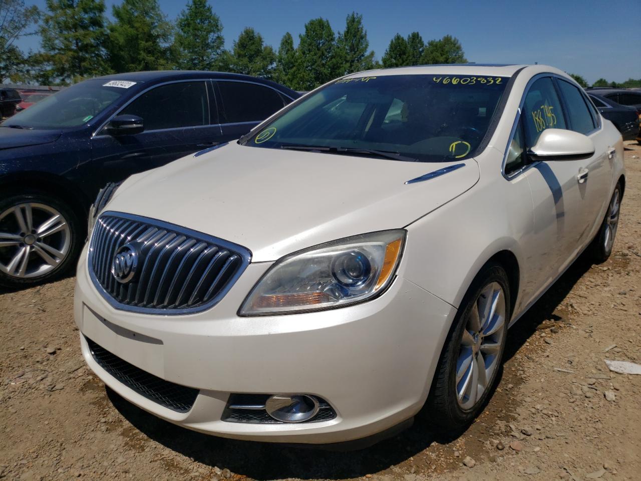 2012 Buick Verano VIN 1G4PS5SKXC4212174 Copart auction photo, front end / side damage thumbnail 2