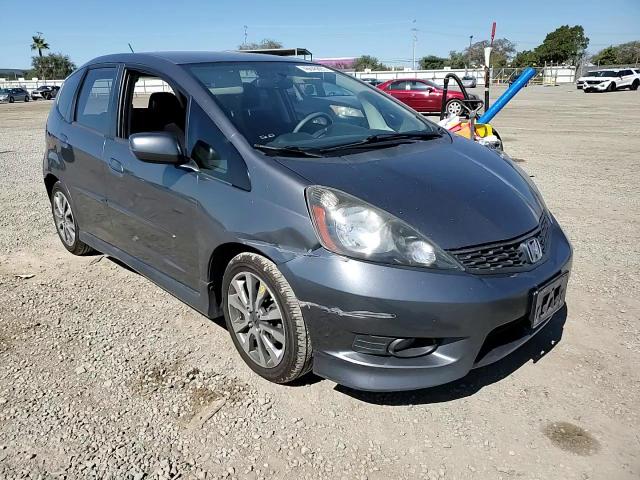 2013 Honda Fit VIN JHMGE8H55DC035134 Copart auction photo, rear end / front end damage thumbnail 12
