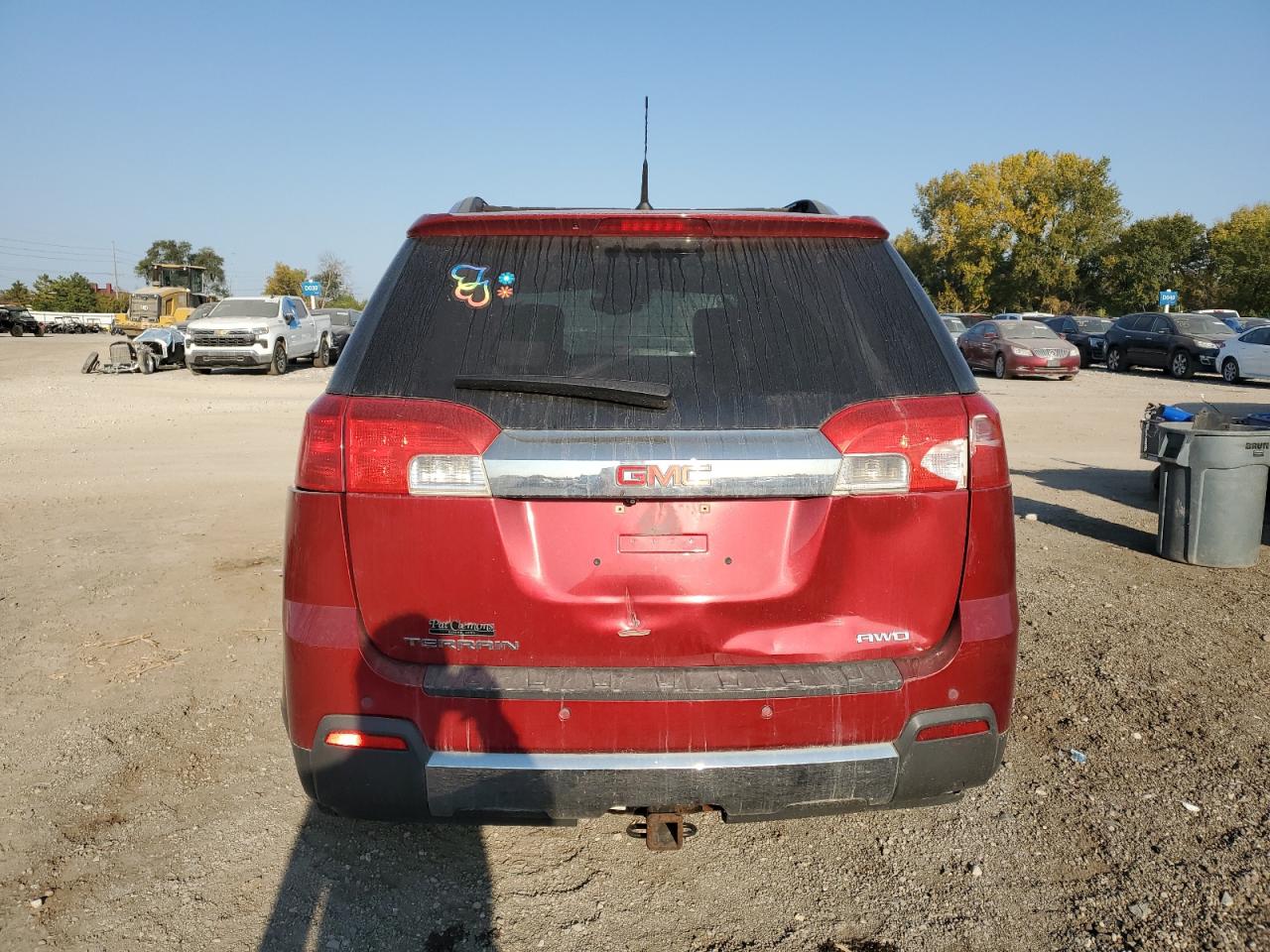 2013 GMC Terrain VIN 2GKFLXEK1D6133727 Copart auction photo, side damage thumbnail 6