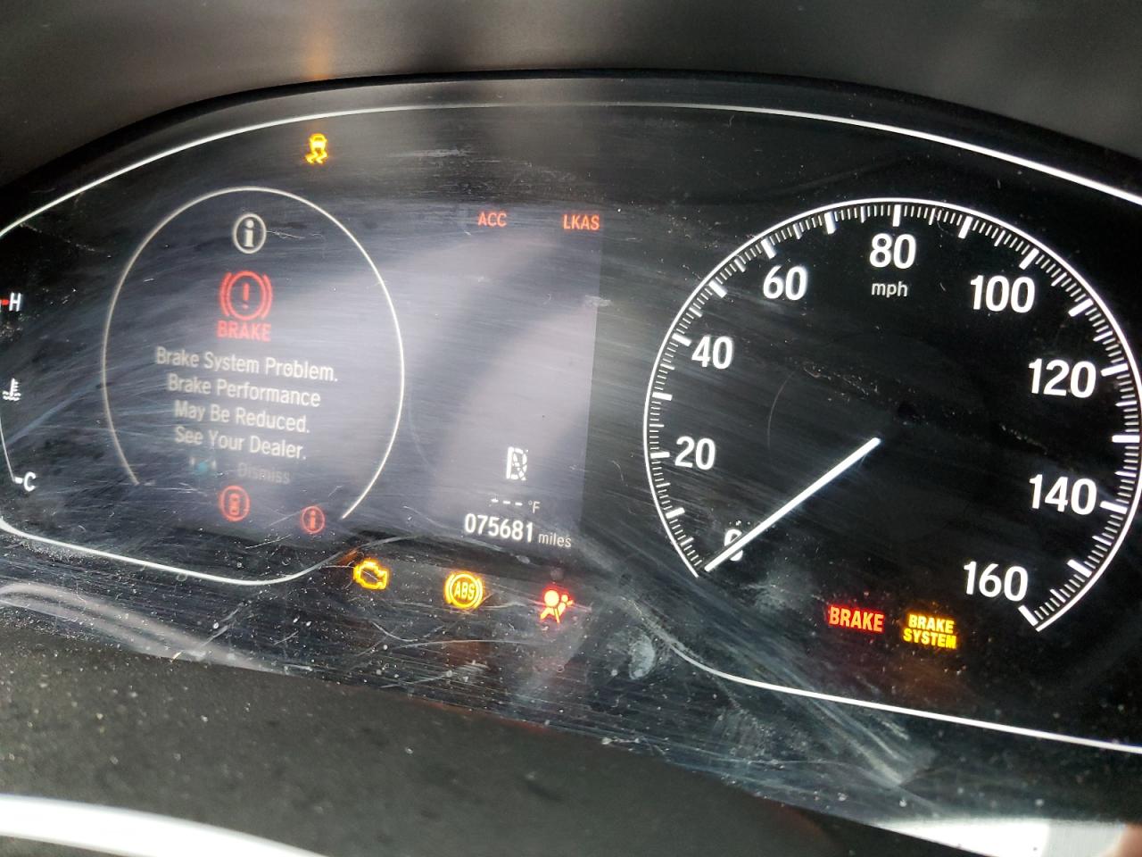 2020 Honda Accord VIN 1HGCV2F39LA019156 Copart auction photo, front end damage thumbnail 9