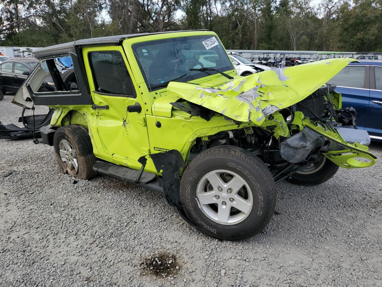 2016 Jeep Wrangler VIN 1C4AJWAG0GL349040 Copart auction photo, all over damage thumbnail 4