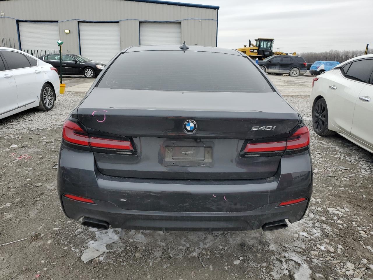 2021 BMW 5er VIN WBA53BJ04MCF43184 Copart auction photo, side / minor dent/scratches damage thumbnail 6