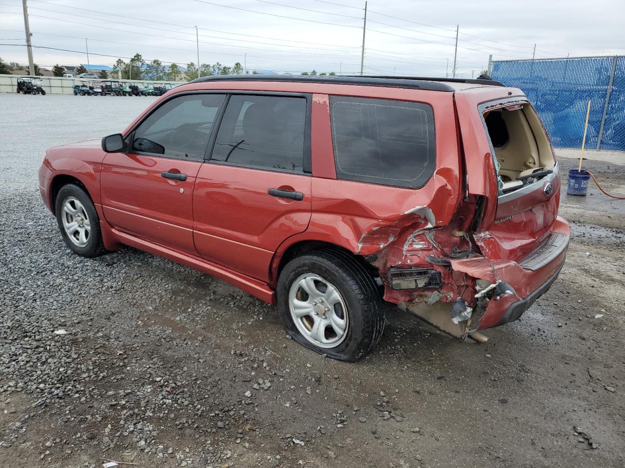 2007 Subaru Forester VIN JF1SG63647H746878 Copart auction photo, rear end damage thumbnail 2