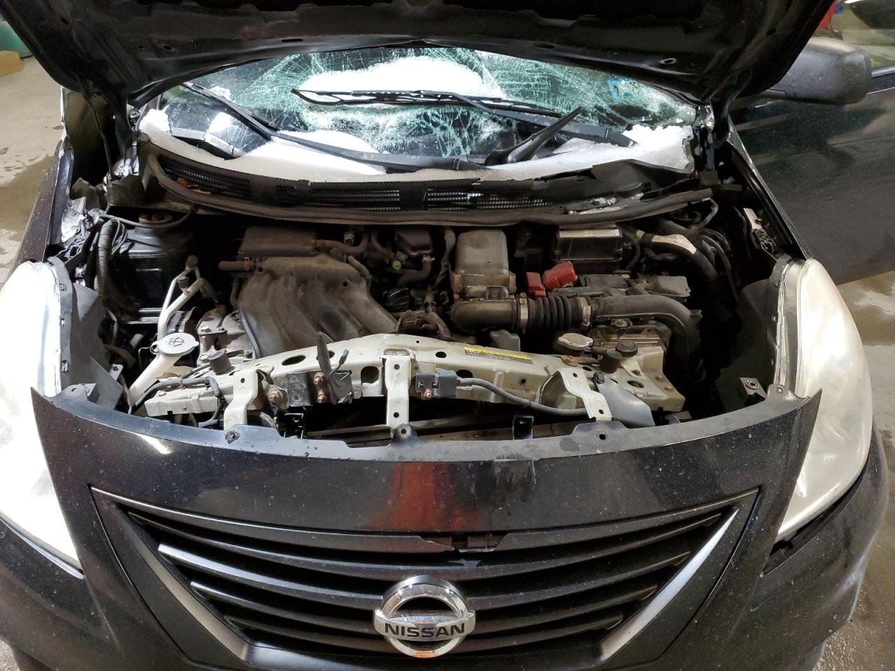 2014 Nissan Versa VIN 3N1CN7AP6EL813228 Copart auction photo, front end / side damage thumbnail 12