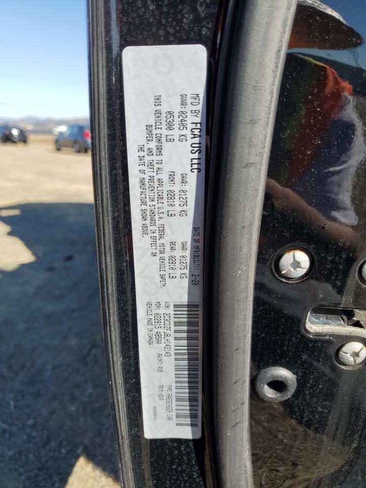 2020 Dodge Challenger VIN 2C3CDZFJ8LH143143 Copart auction photo, front end damage thumbnail 14