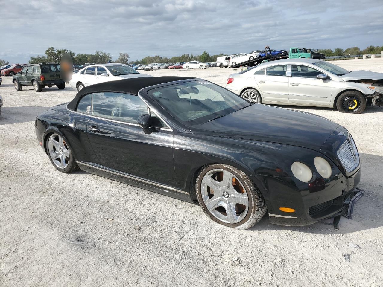 2007 Bentley Continental VIN SCBDR33W17C050216 Copart auction photo, water/flood damage thumbnail 4