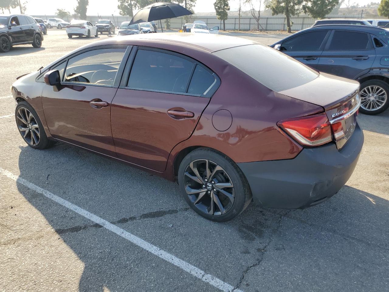 2014 Honda Civic VIN 19XFB2F5XEE228556 Copart auction photo, front end damage thumbnail 2