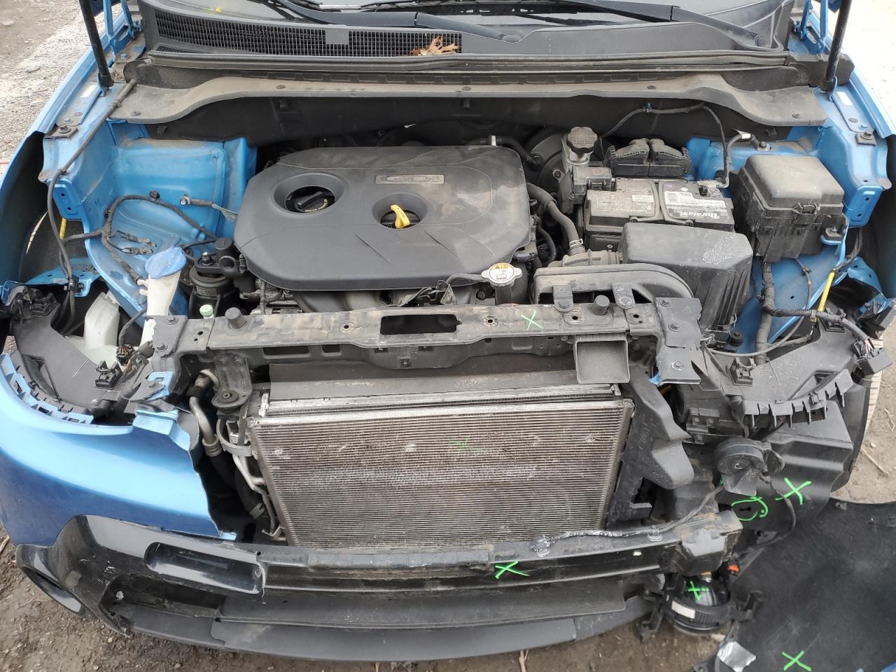 2016 KIA Soul VIN KNDJP3A51G7372055 Copart auction photo, front end damage thumbnail 11