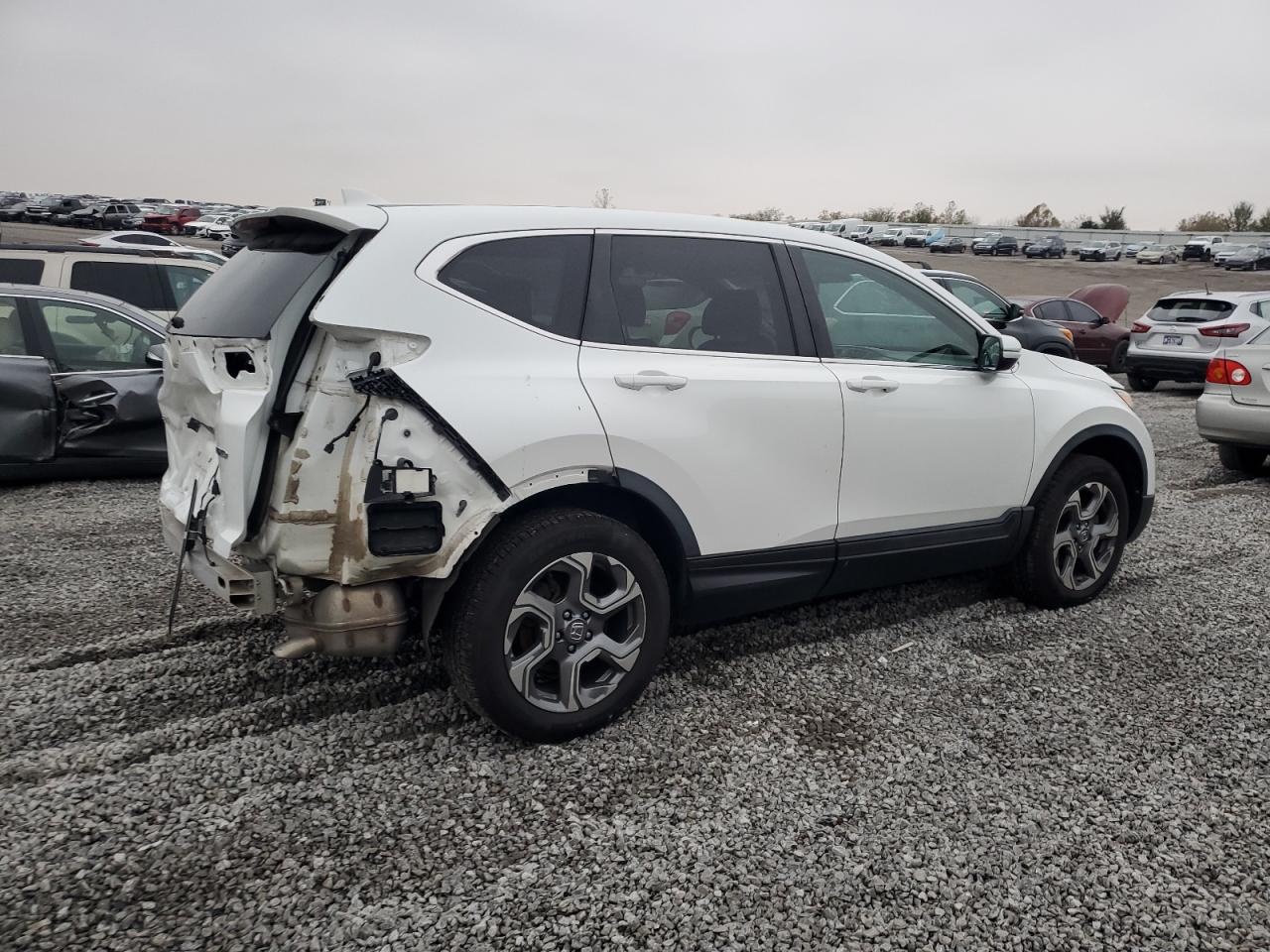 2019 Honda CR-V VIN JHLRW2H53KX016353 Copart auction photo, rear end damage thumbnail 3