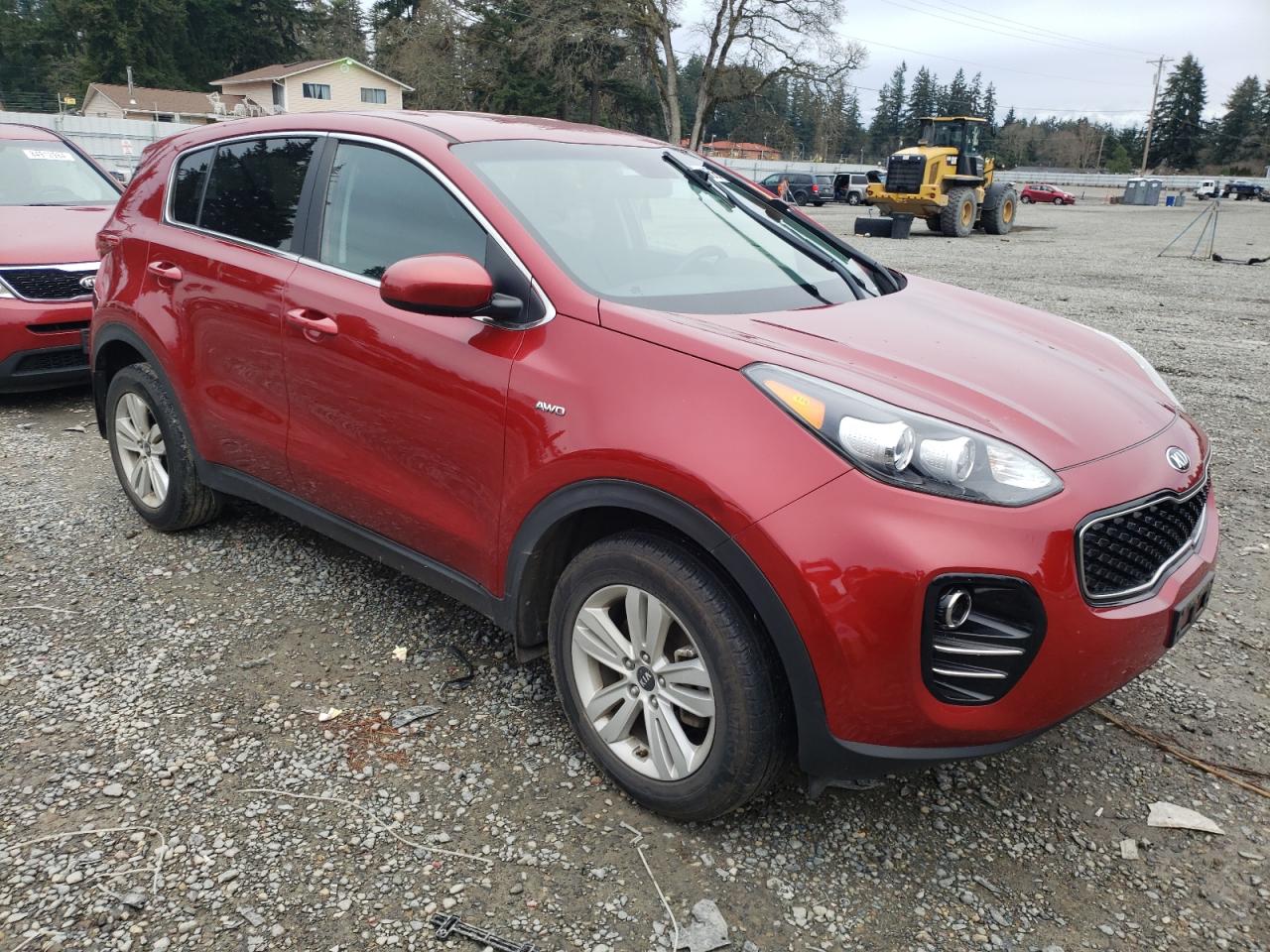 2017 KIA Sportage VIN KNDPMCAC0H7277280 Copart auction photo, vandalism damage thumbnail 4