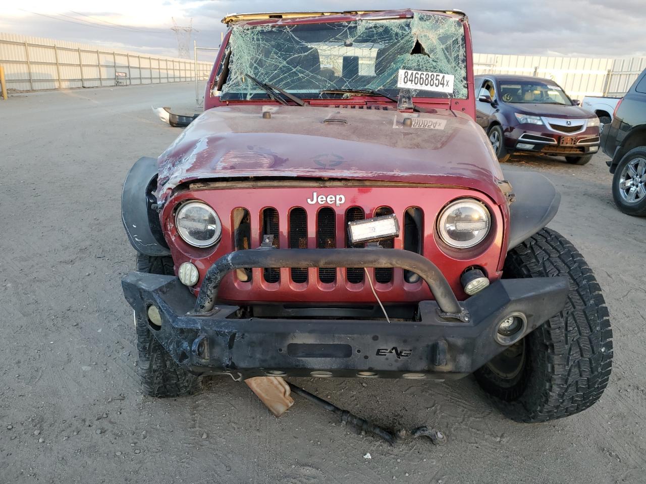 2011 Jeep Wrangler VIN 1J4BA3H13BL579257 Copart auction photo, all over damage thumbnail 5