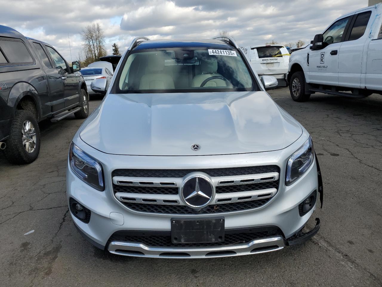 2021 Mercedes-Benz GLB VIN W1N4M4HB1MW131291 Copart auction photo, front end damage thumbnail 5