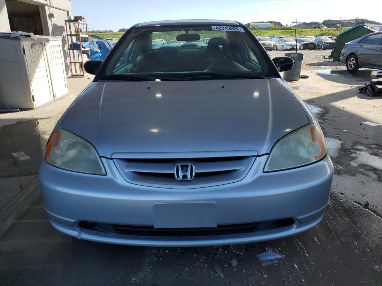 2001 Honda Civic VIN 1HGEM22291L031415 Copart auction photo, rear end / minor dent/scratches damage thumbnail 5