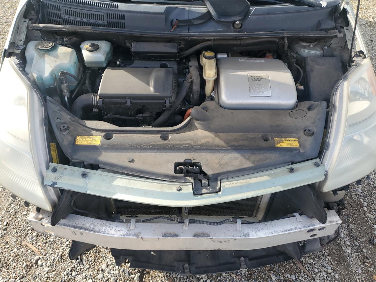 2006 Toyota Prius VIN JTDKB20U863170227 Copart auction photo, front end / rear end damage thumbnail 11