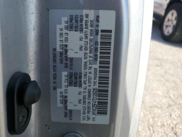 2007 Mazda MX-5 VIN JM1NC25F470128936 Copart auction photo, hail damage thumbnail 12