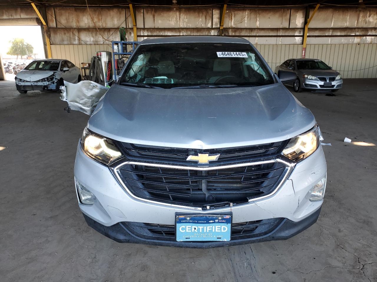 2020 Chevrolet Equinox VIN 2GNAXHEV2L6120307 Copart auction photo, front end / side damage thumbnail 5