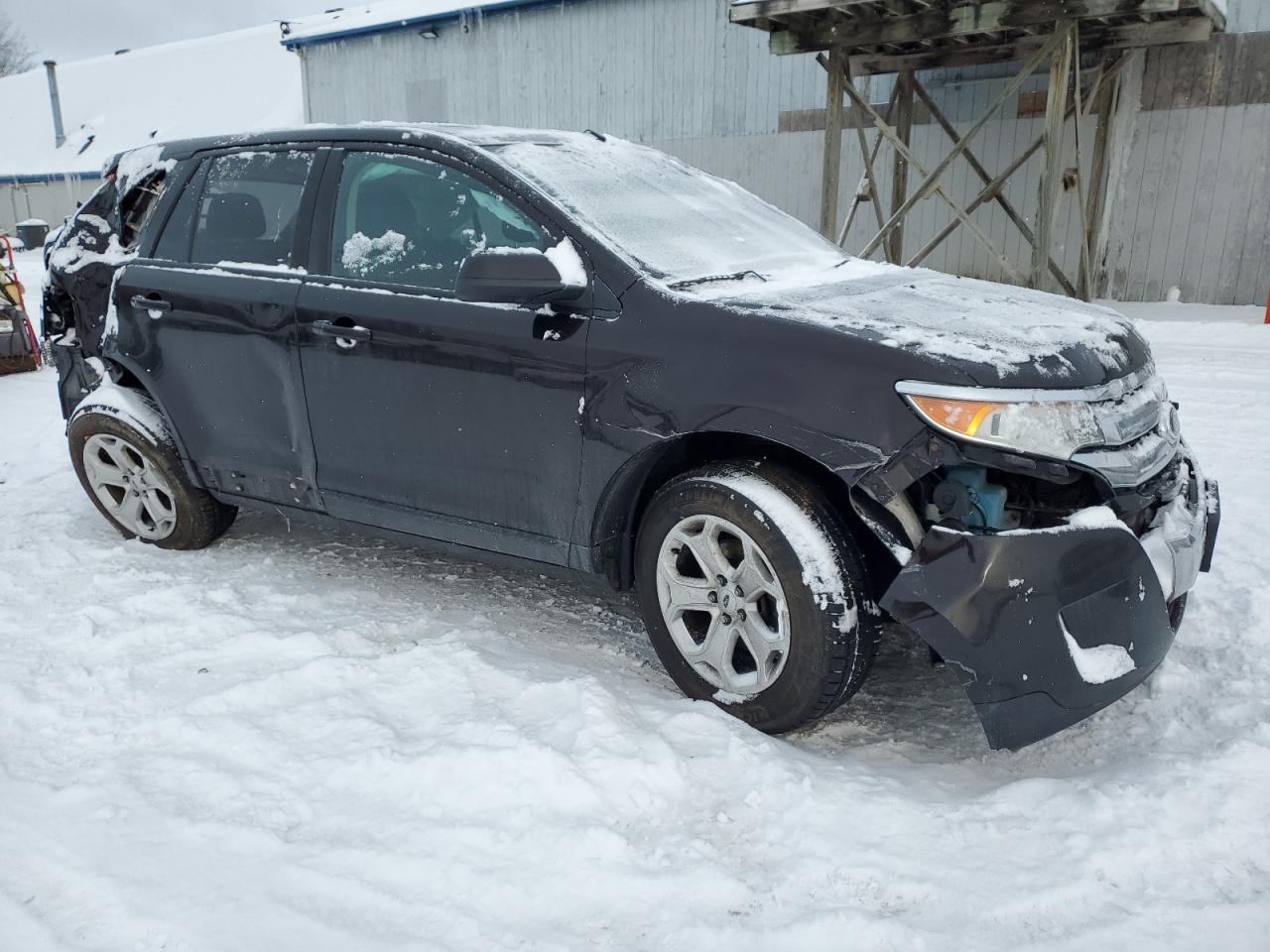 2014 Ford Edge VIN 2FMDK4JCXEBA31074 Copart auction photo, all over damage thumbnail 4