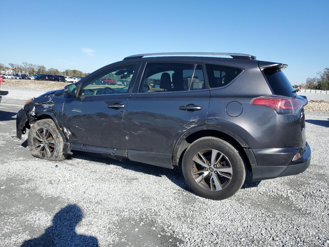 2018 Toyota RAV 4 VIN JTMWFREV3JJ160807 Copart auction photo, front end / side damage thumbnail 2