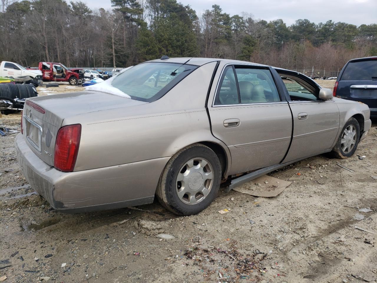 2004 Cadillac De Ville VIN 1G6KD54Y54U252001 Copart auction photo, rollover damage thumbnail 3