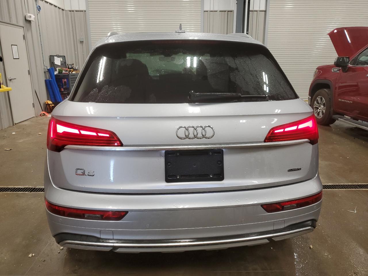 2023 Audi Q5 VIN WA1BBAFY7P2046262 Copart auction photo, front end / side damage thumbnail 6