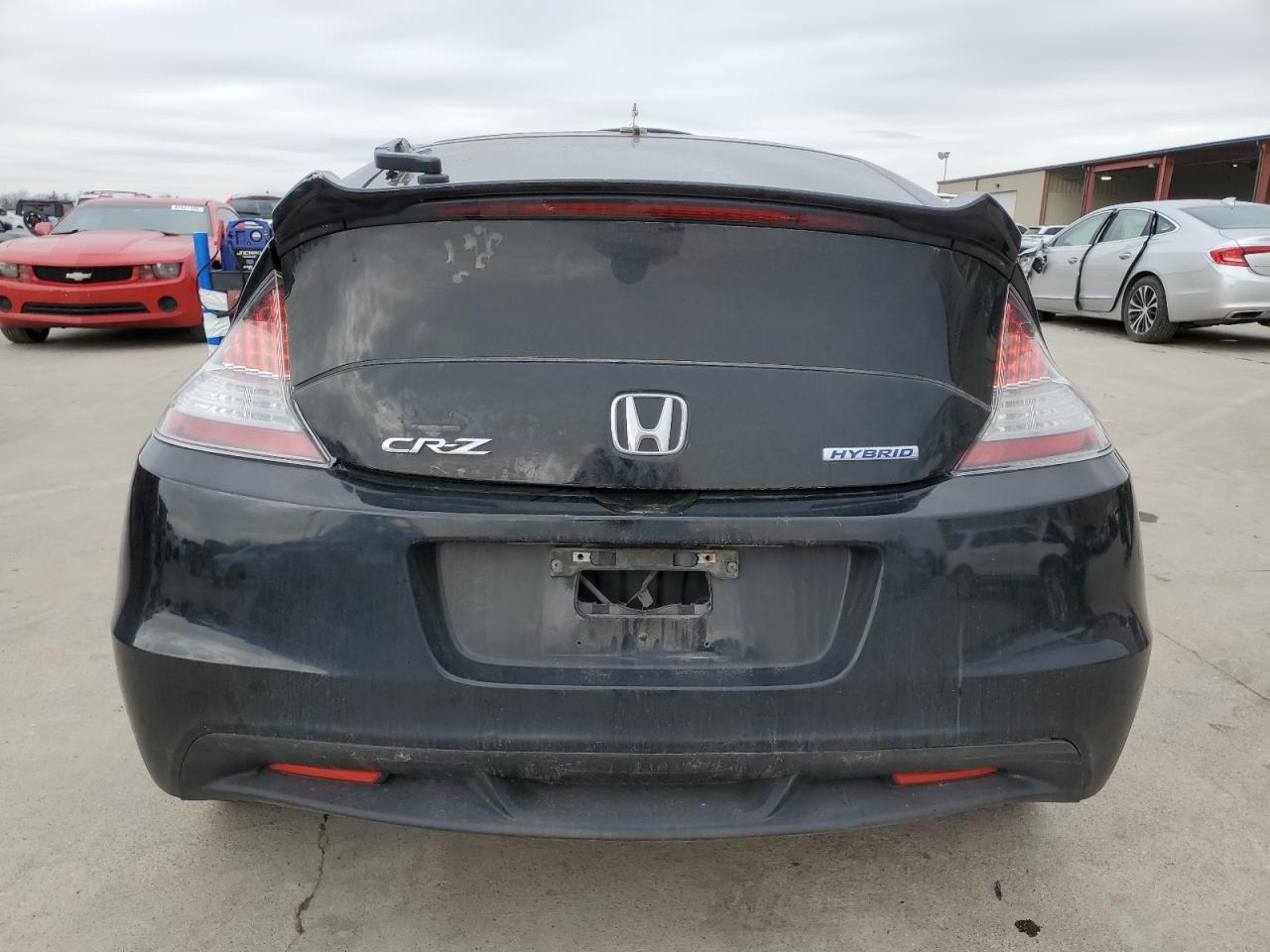 2011 Honda CR-Z VIN JHMZF1D69BS004886 Copart auction photo, rollover / hail damage thumbnail 6