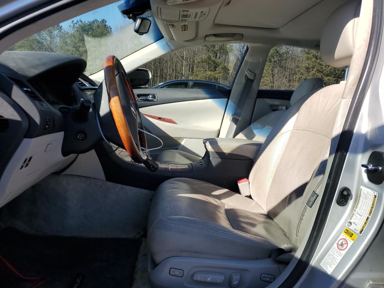 2009 Lexus ES VIN JTHBJ46G692311885 Copart auction photo, front end / mechanical damage thumbnail 7