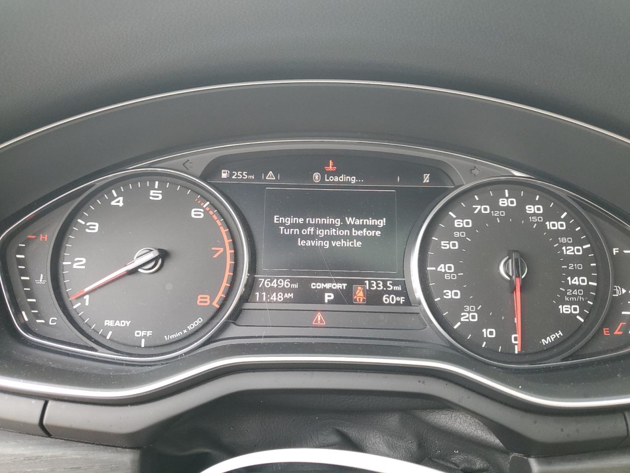 2019 Audi A4 VIN WAUGMAF48KA010112 Copart auction photo, front end damage thumbnail 9