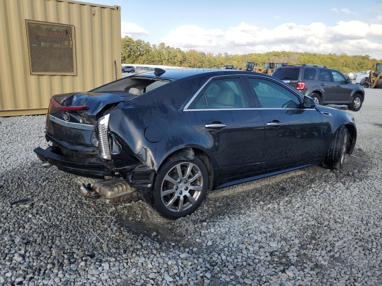 2012 Cadillac CTS VIN 1G6DE5E54C0154190 Copart auction photo, rear end / front end damage thumbnail 3
