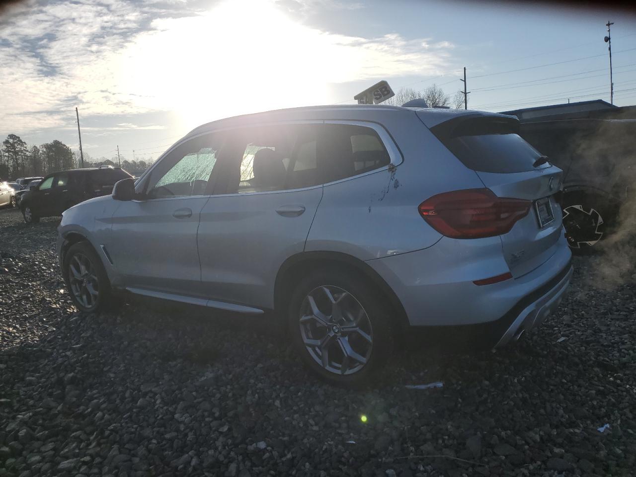2020 BMW X3 VIN 5UXTY3C03LLU70804 Copart auction photo, front end damage thumbnail 2