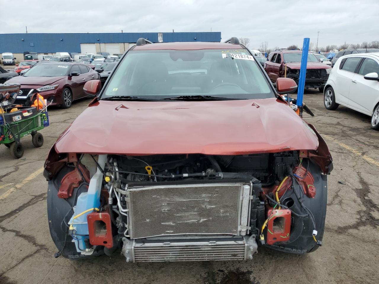 2022 KIA Seltos VIN KNDEUCA29N7319651 Copart auction photo, front end damage thumbnail 5
