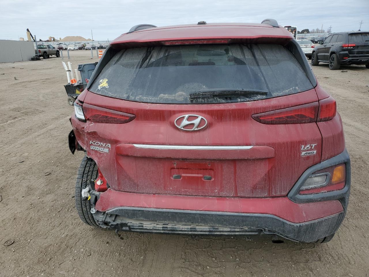 2018 Hyundai Kona VIN KM8K3CA5XJU066511 Copart auction photo, rear end damage thumbnail 6