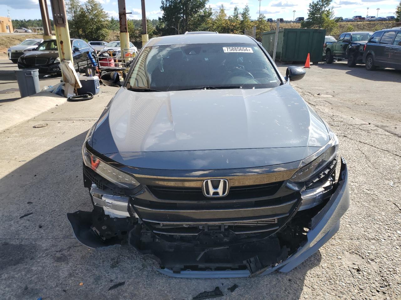 2021 Honda Accord VIN 1HGCV1F34MA117667 Copart auction photo, front end / all over damage thumbnail 5