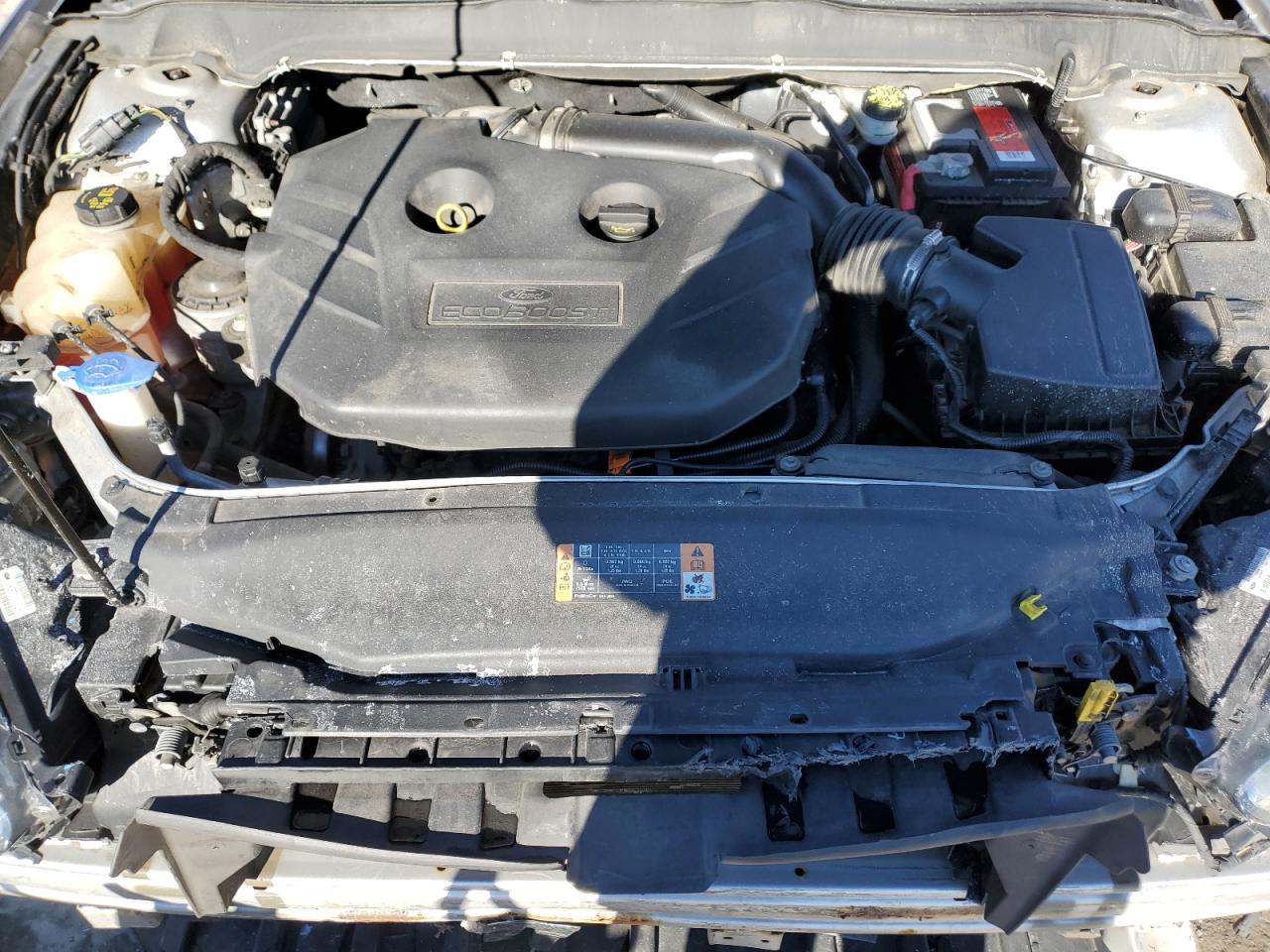 2014 Ford Fusion VIN 3FA6P0D95ER125457 Copart auction photo, front end damage thumbnail 11
