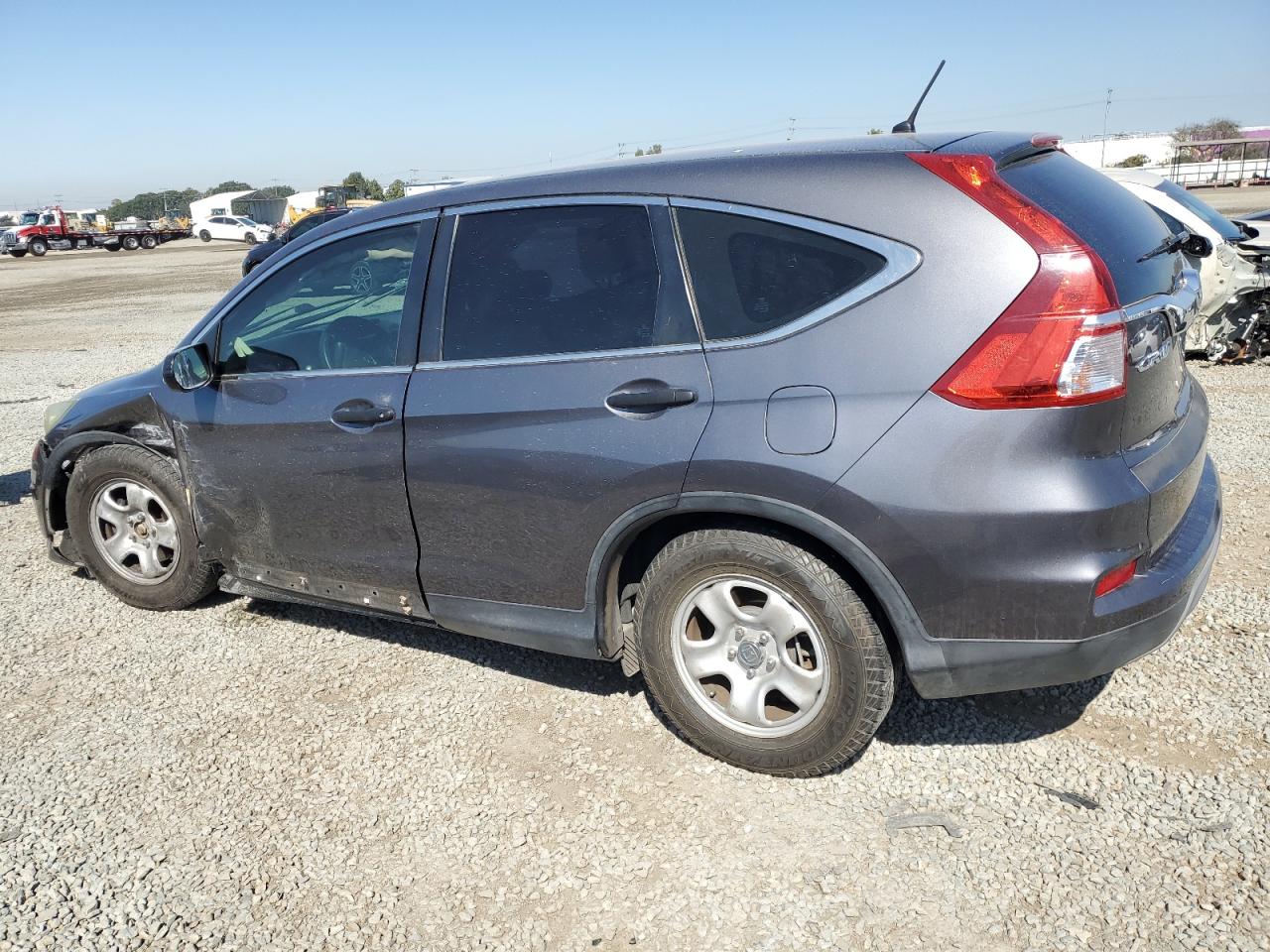 2015 Honda CR-V VIN 3CZRM3H32FG713833 Copart auction photo, front end / side damage thumbnail 2